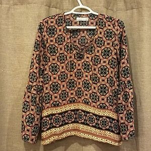 Abercrombie & Fitch long bell sleeve blouse
